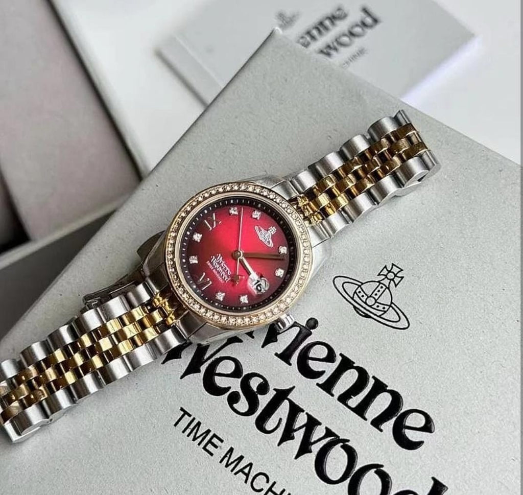 Brand new Vivienne Westwood Little Camberwell 'Red Gradient' watch. VV317RBSG