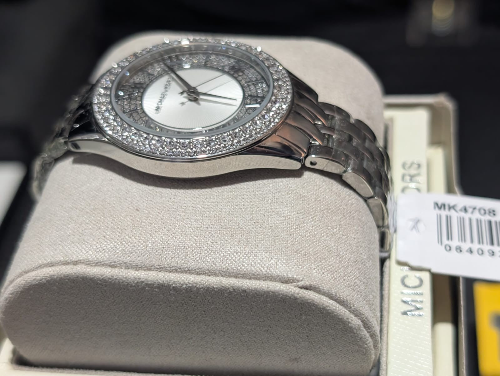 Brand New MK4708 Michael Kors Harlowe Silver Ladies Watch Warranty 