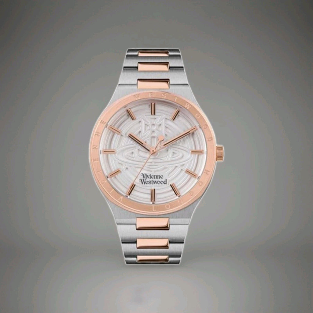 New VIVIENNE WESTWOOD Eltham 39mm Unisex Watch VV249SLSR Silver With White Dial