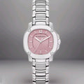 Burberry The Britain  Pink Dial Silver Strap Womens Watch. NEW. BBY1704 Boxed. 