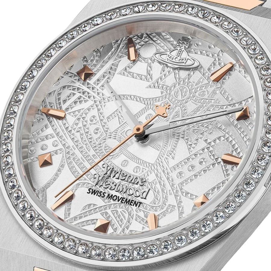 Vivienne WestwoodCharterhouse 34mm Ladies Watch - Rose Gold VV244WSSR Crystal 