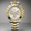 New HUGO BOSS HB1512960 Ikon Two-Tone Bracelet Stainless Chronograph Mens Watch