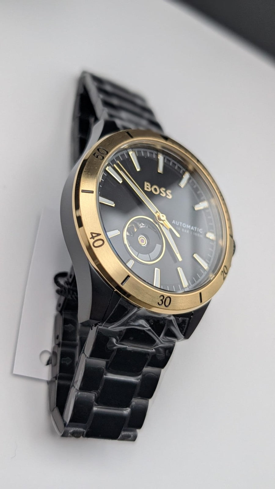 Hugo BOSS Troper 1514203 Automatic Men's Watch Black With Black Dial S/Steel