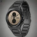 NEW Hugo Boss Mens chronograph 1514043 Mens Steer Watch Warranty Black & Brown