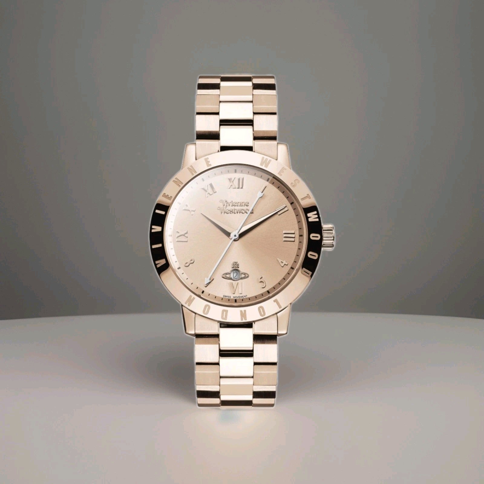 Vivienne Westwood Bloomsbury 35mm VV152RSRS Ladies Watch Rose Gold New