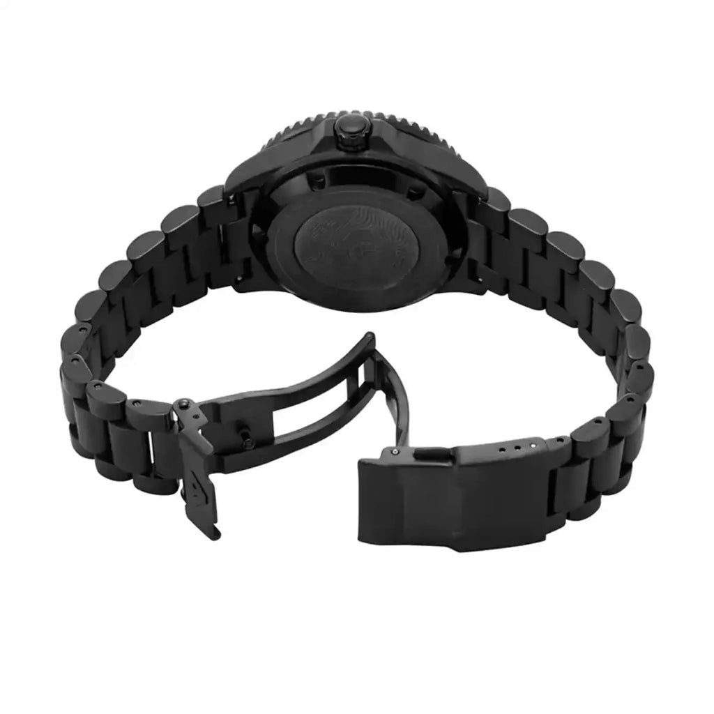 Emporio Armani Sea Explorer Automatic Blue Dial Black Strap Watch. Men's Ar60084