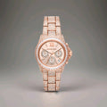 Michael Kors mk7235 Everest Chrono Crystal Rose Gold-tone Ladies Watch