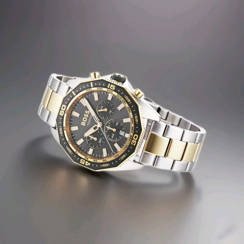 AUTHENTIC BRAND NEW HUGO BOSS® ENERGY WATCH - GOLD/SILVER - HB1513974