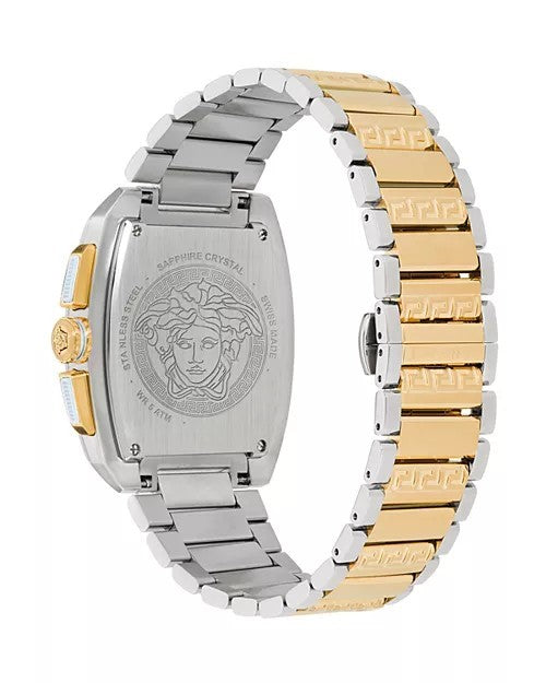 Versace VE6H01025 Versace Dominus Chrono silver gold Stainless Steel Men's Watch