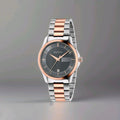 GUCCI G-Timeless YA126446  Swiss QuartzGrey Dial Silver & Rose Gold Watch38mm 