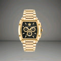 Versace Domnius Men's Gold Tone & Black Bracelet Watch VE6H00523