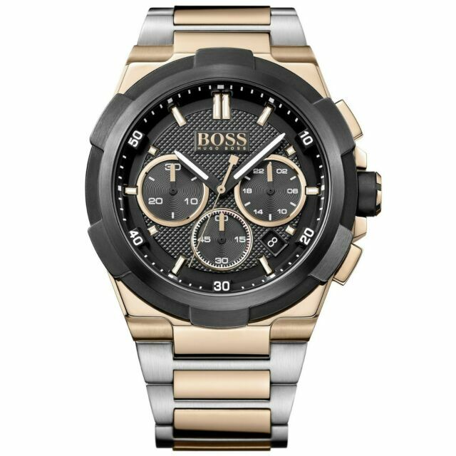 Hugo Boss HB1513358 Supernova Mens' Stainless Steel Chronograph Watch + Gift Bag