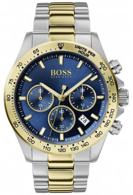 Hugo Boss Hero Sport Mens Watch - Silver/Gold (1513767)